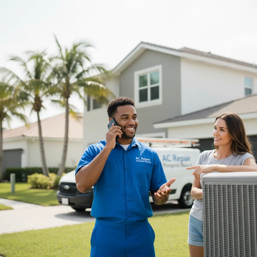 AC Repair Pompano Beach customer support in Iowa City